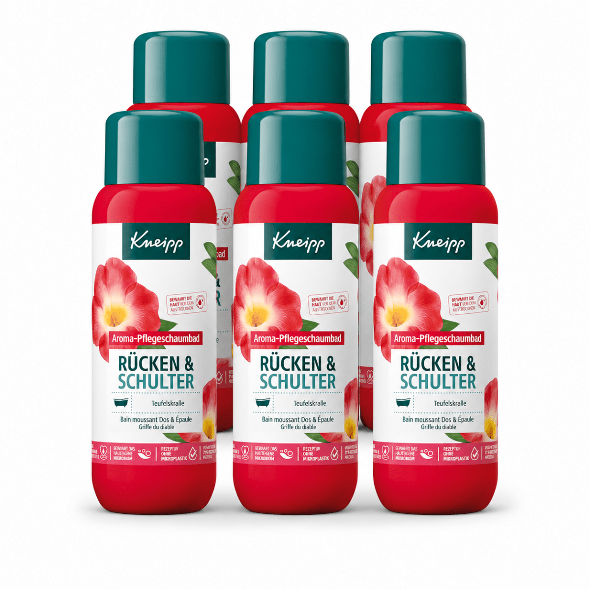 Kneipp Badschuim Rug & Schouder – 6x400 ml door Kneipp nu bij Huishoudvoordeel