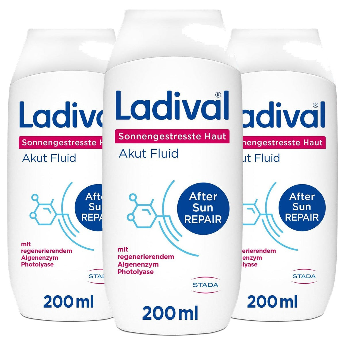 Ladival Acute Fluid After Sun Repair 3 x 200 ml - Voordeelverpakking