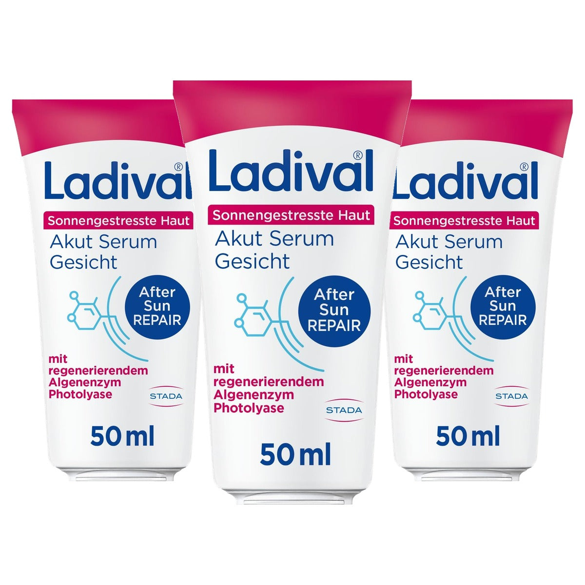 Ladival Acute Serum After Sun Repair Gezicht 3 x 50 ml - Voordeelverpakking
