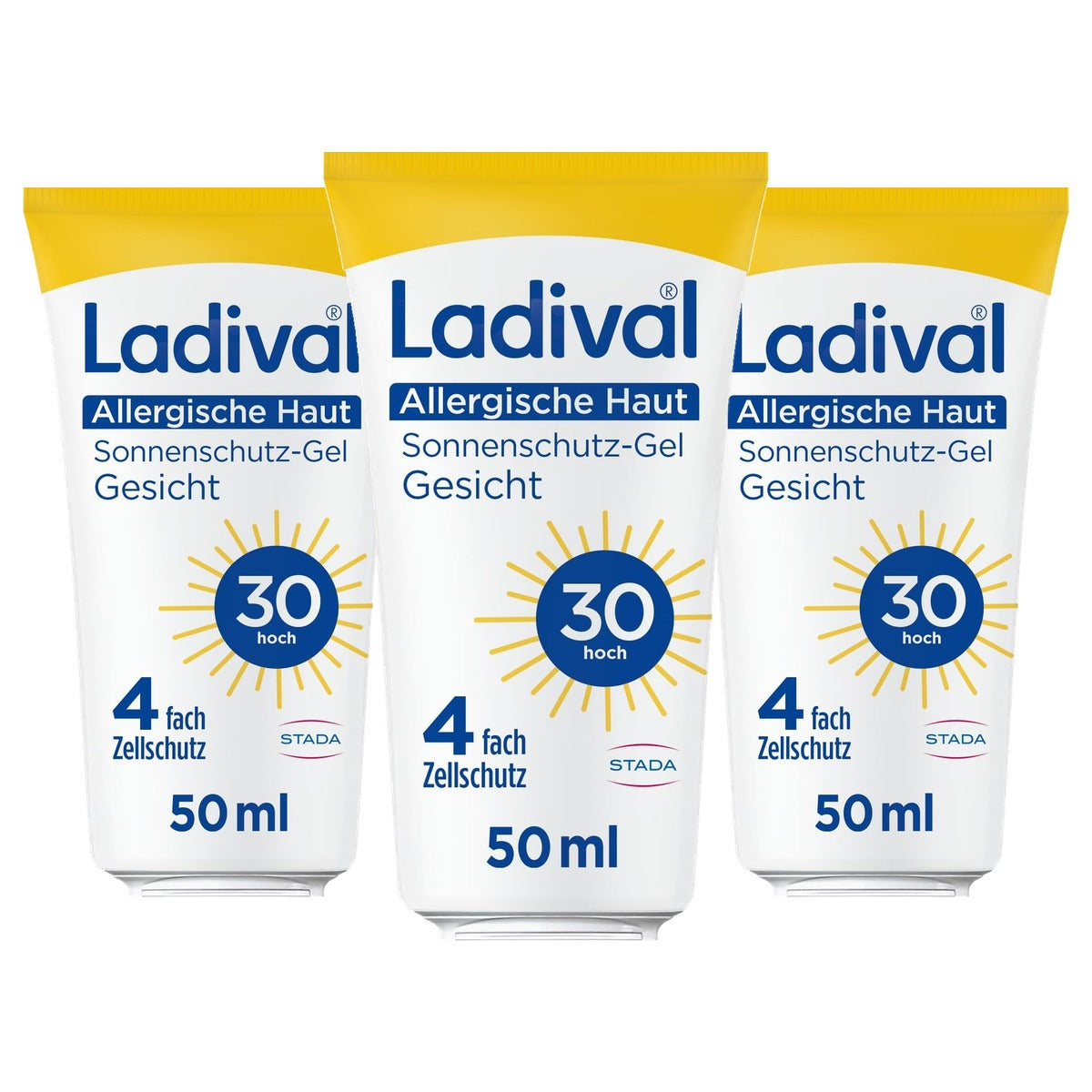 Ladival Allergische huid zonnebeschermingsgel SPF 30 3 x 50 ml - Voordeelverpakking