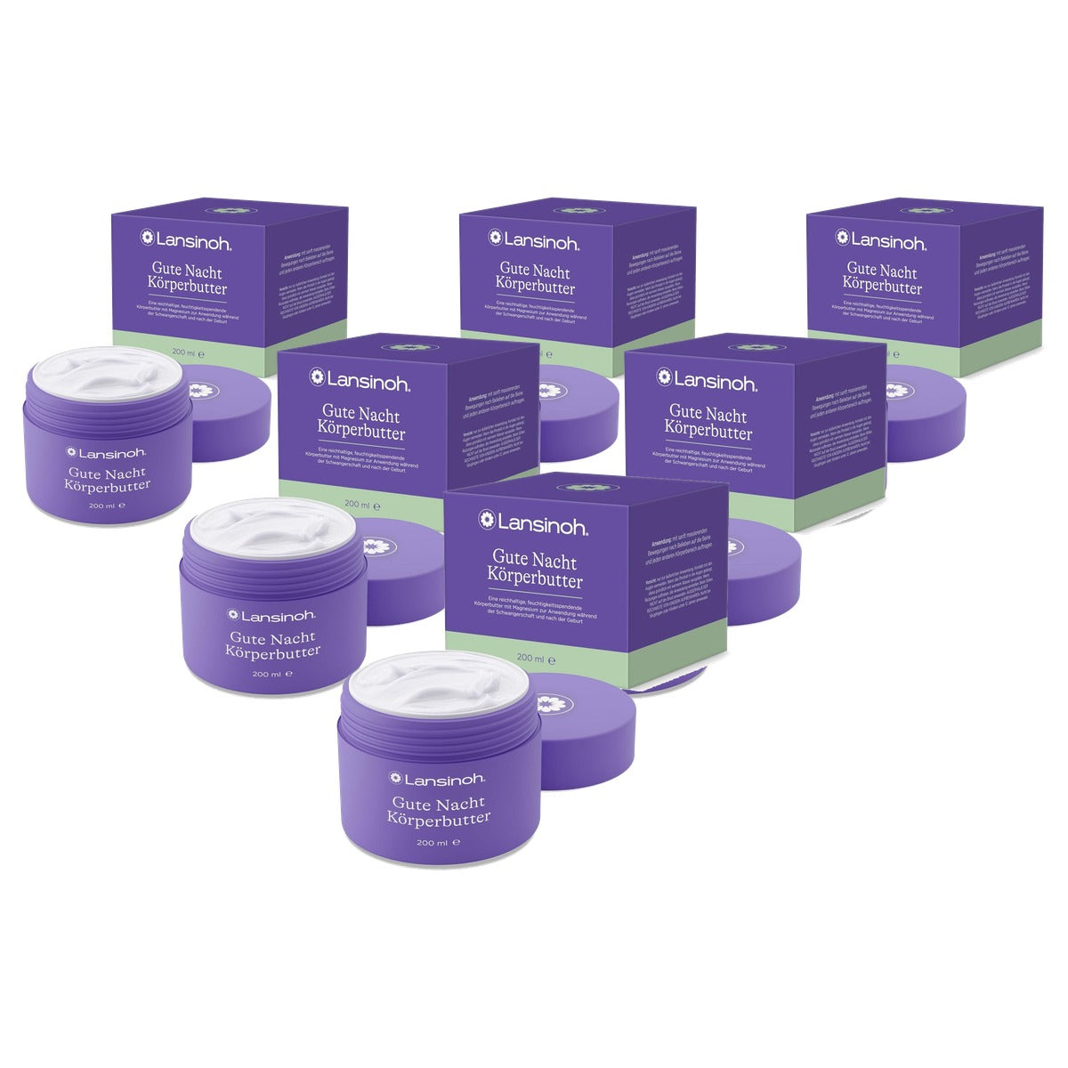 Lansinoh Goedenacht Lichaamsboter 200 ml - 6-pack