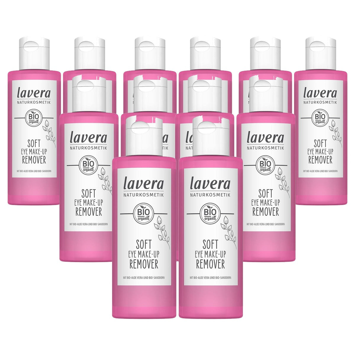 lavera Soft Eye Make-up Remover 6 x 100 ml - Voordeelverpakking