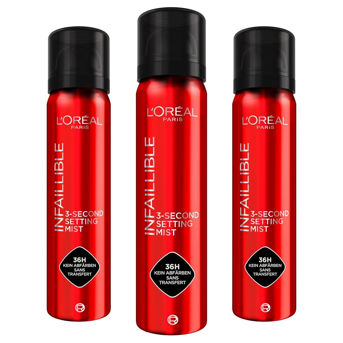 L'Oréal Paris Infaillible 3-Second Setting Mist 3 x 75 ml - Voordeelverpakking