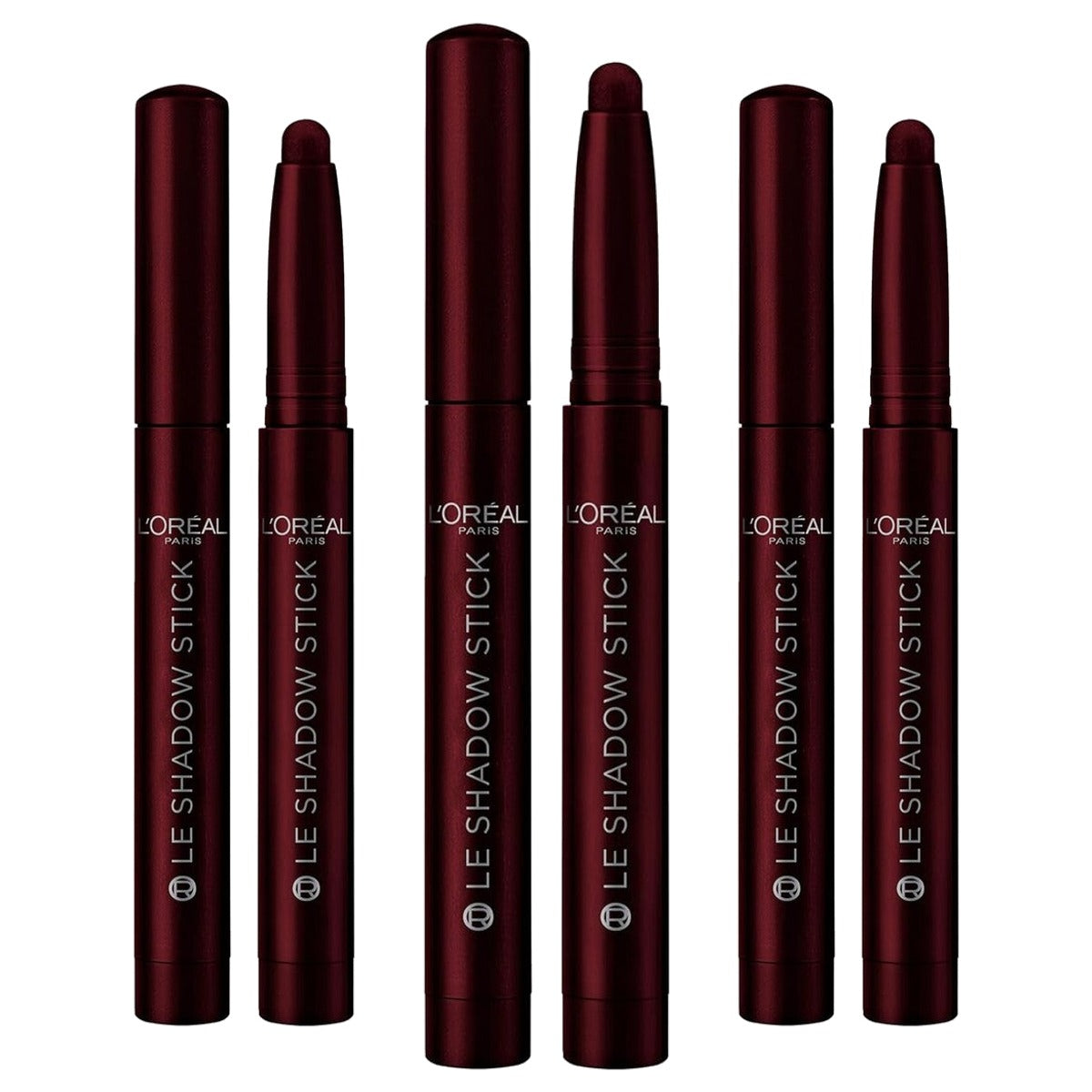 L'Oreal Paris Le Shadow Stick 125 bordeaux - 3-pack