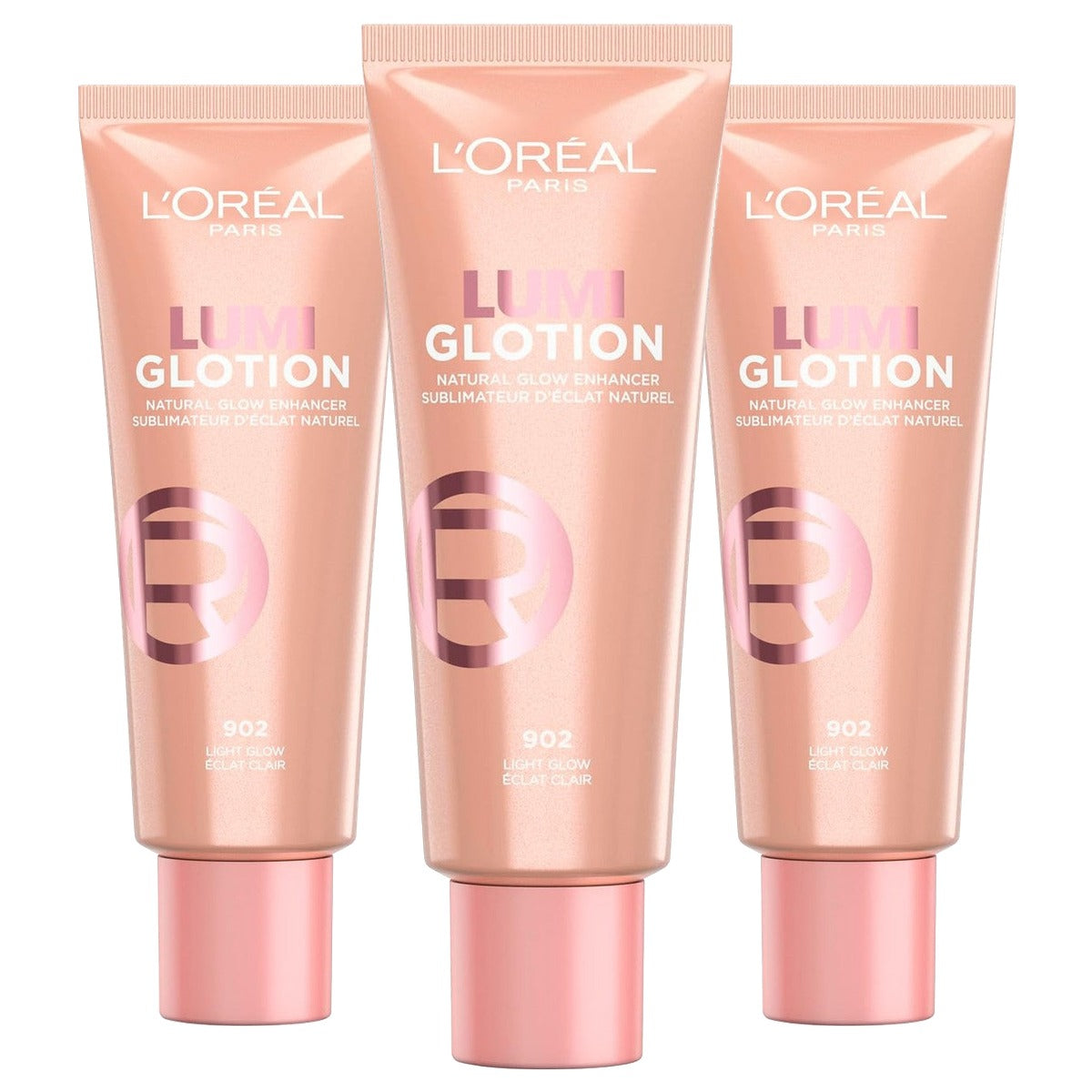L'Oréal Paris Lumi Glotion 902 Light Glow 3 x 40 ml - Voordeelverpakking