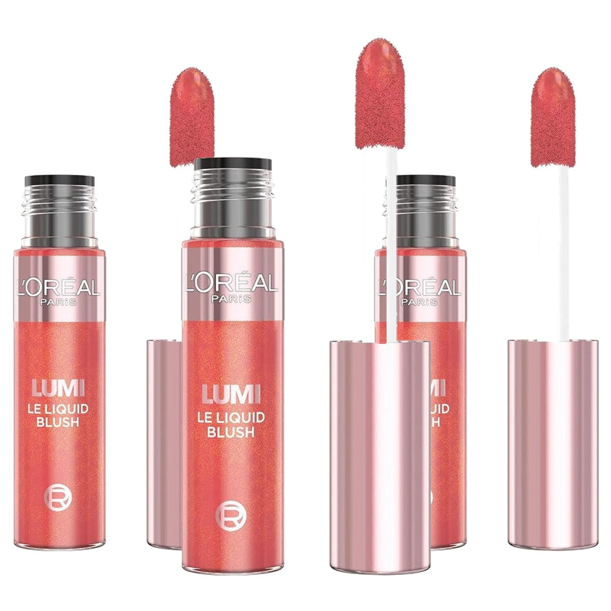 L'Oréal Paris Lumi Le Liquid Blush True Rose 630 3 x 11 ml - Voordeelverpakking