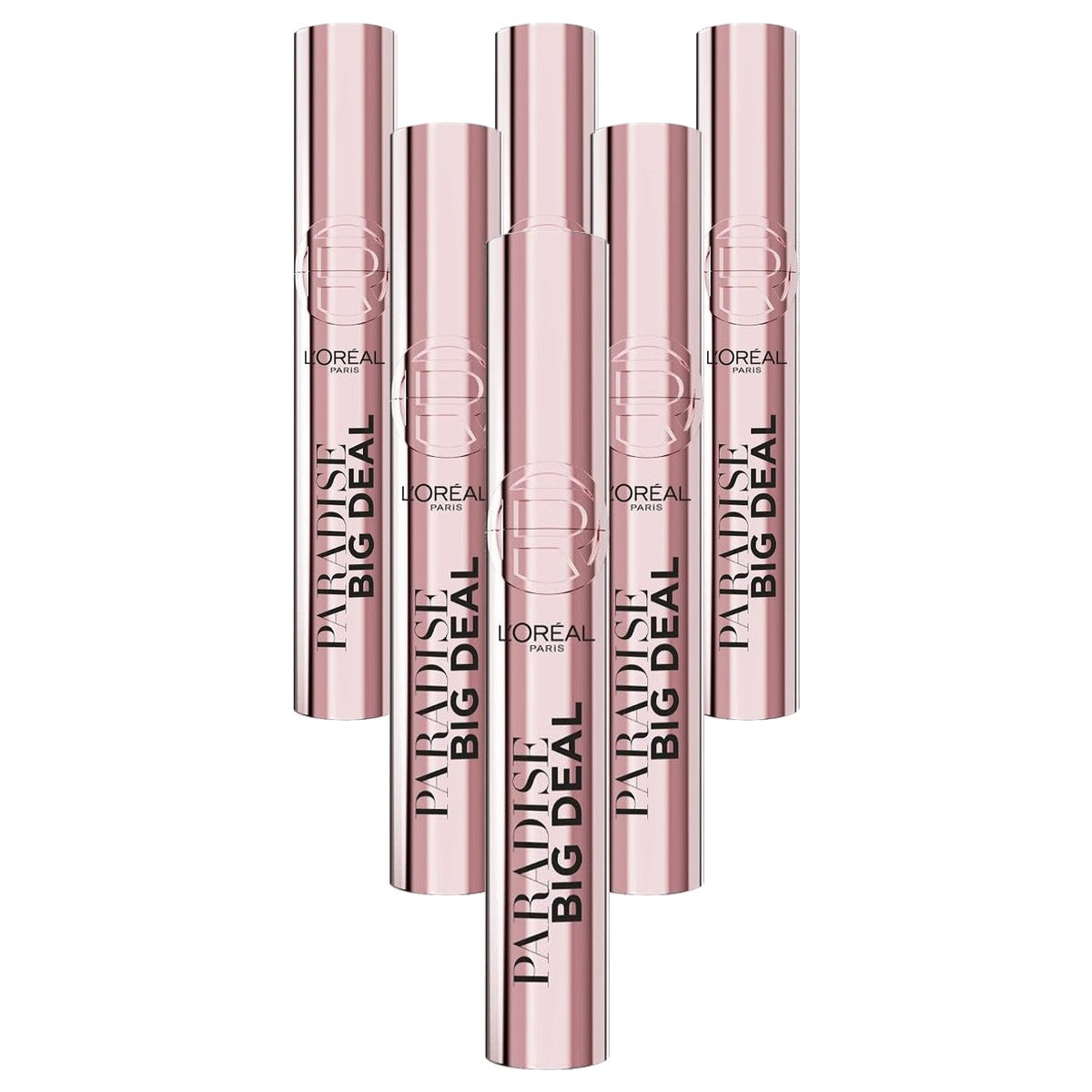 L'Oréal Paris Paradise Big Deal Mascara zwart 6 x 9,9 ml - Voordeelverpakking