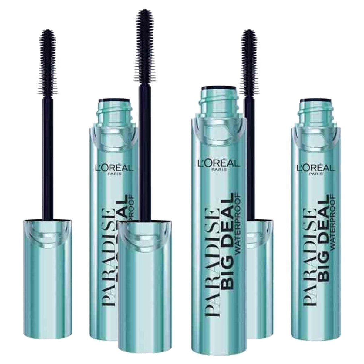 L'Oréal Paris Paradise Big Deal Waterdichte Mascara Zwart 3 x 9,9 ml - Voordeelverpakking