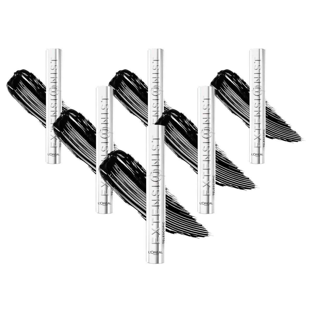 L'Oréal Paris Telescopic Extensionist Mascara Zwart 6 x 9,9 ml - Voordeelverpakking