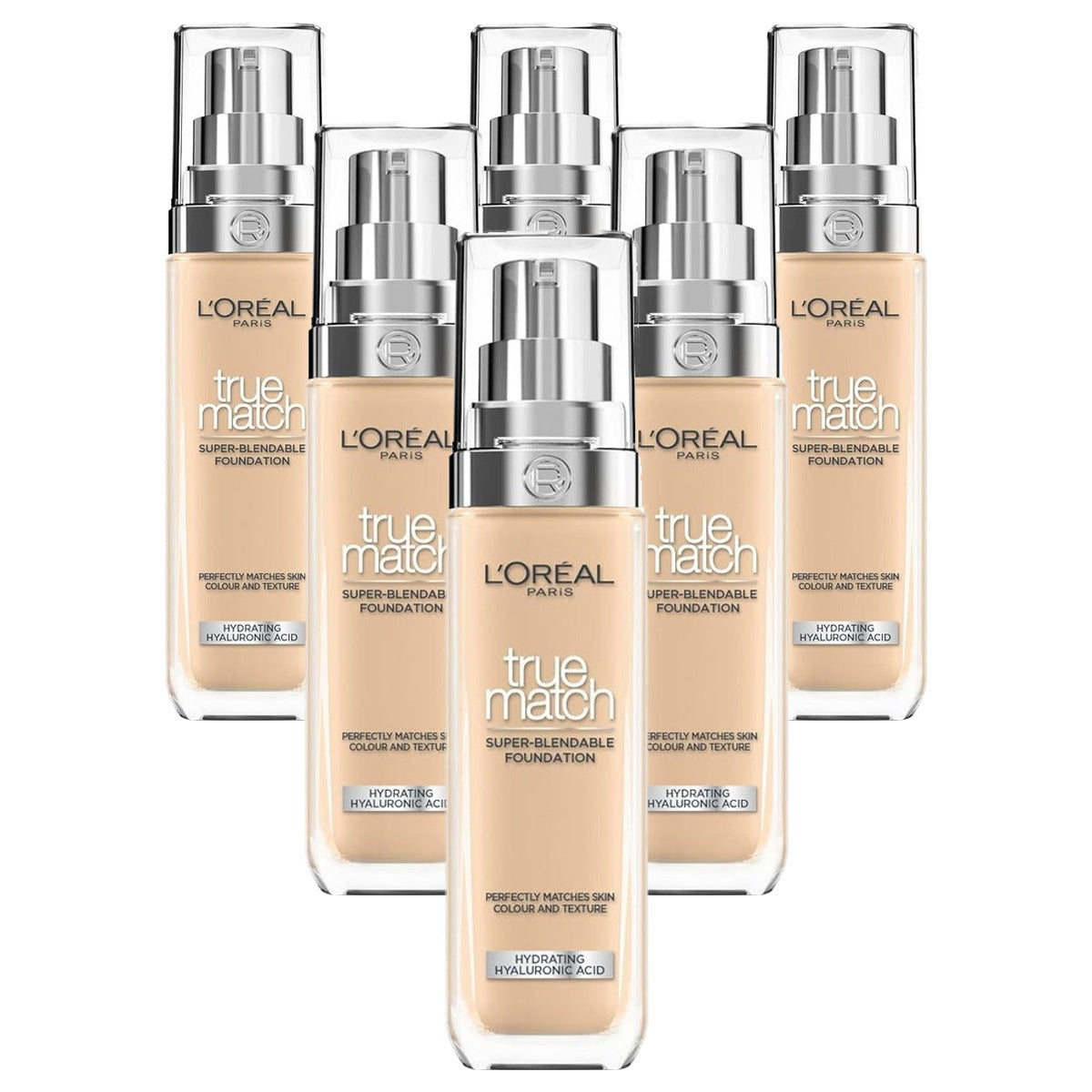 L'Oreal Paris True Match Foundation 4.N Neutral Light 6 x 30 ml - Voordeelverpakking