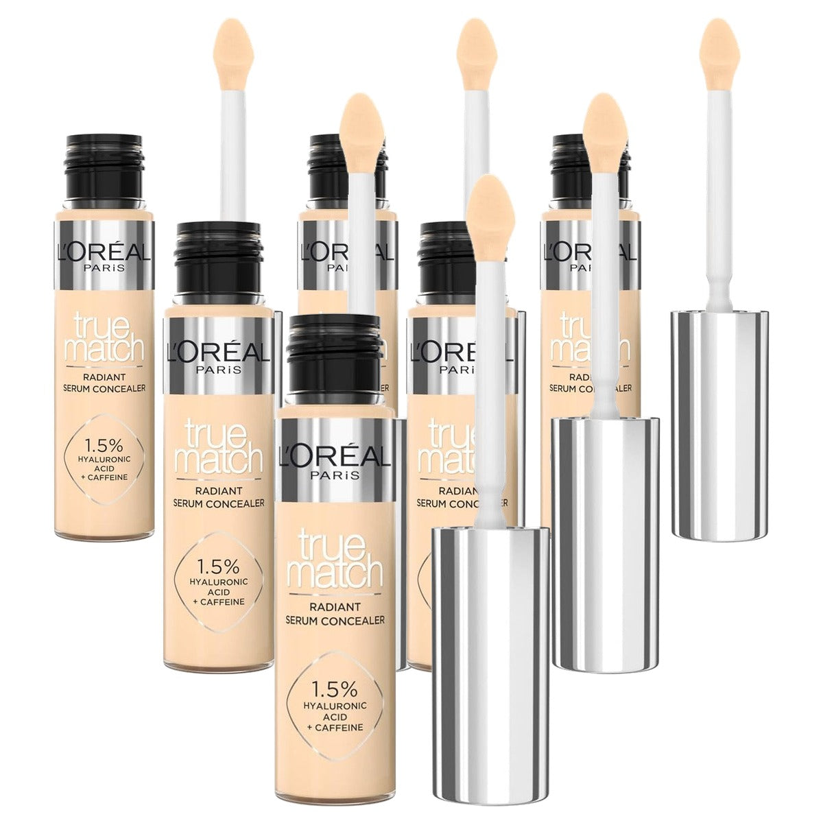 L'Oréal Paris True Match Radiant Serum Concealer 4N 6 x 11 ml - Voordeelverpakking