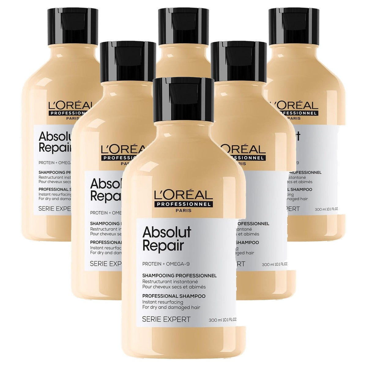 L'Oréal Professionnel Paris Absolut Repair Shampoo 300 ml - 6 stuks