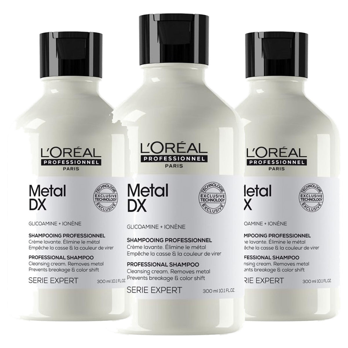 L'Oréal Professionnel Serie Expert Metal DX Shampoo - 3 stuks