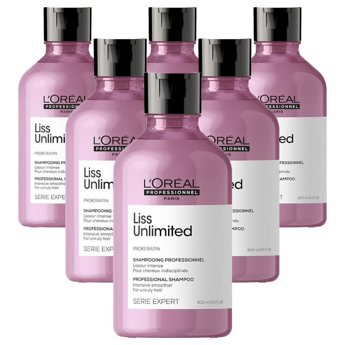 L'Oréal Professionnel Paris Liss Unlimited Shampoo 300 ml - 6 stuks