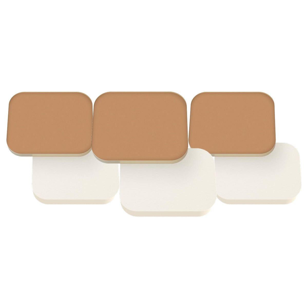 Max Factor Facefinity Compact Foundation Refill 076 Warm Golden 10 g - 3 stuks