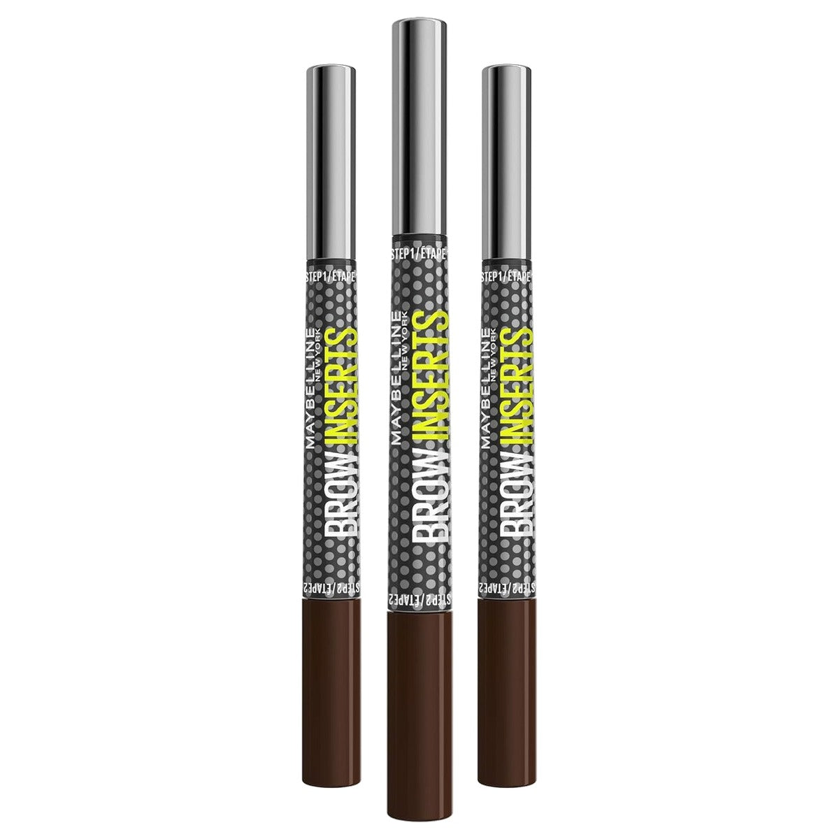 MAYBELLINE Brow Inserts Deep Brown 5 1 stuk - 3 stuks