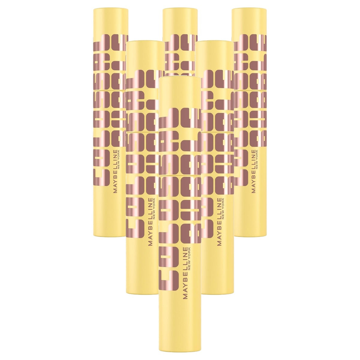 MAYBELLINE Colossal Bubble Mascara zeer zwart waterdicht - 6 stuks