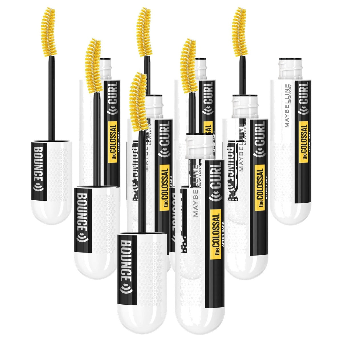 MAYBELLINE Colossal Curl Bounce Mascara After Dark 10 ml - 6 stuks