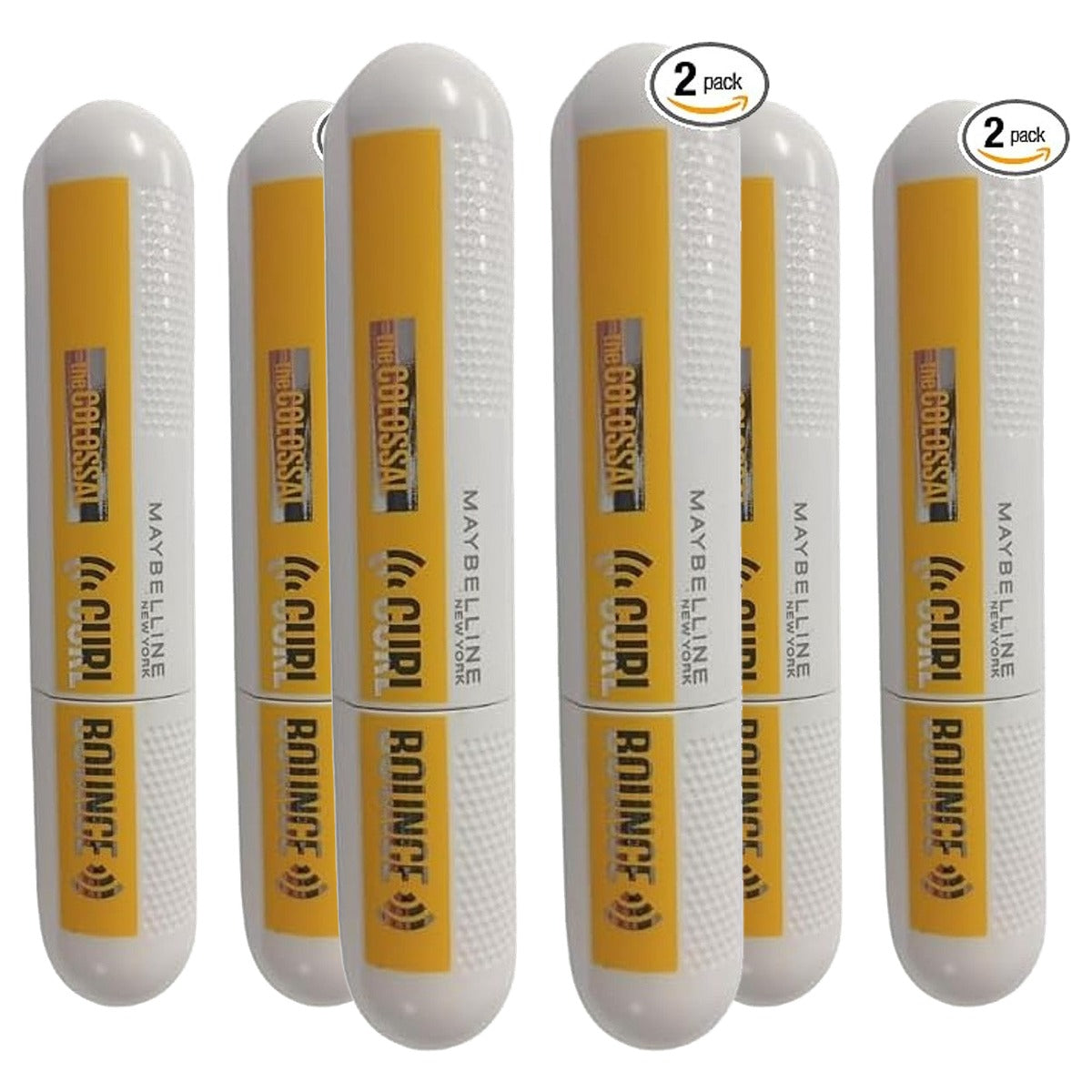 MAYBELLINE Colossal Curl Bounce Mascara zeer zwart 10 ml – 3 stuks
