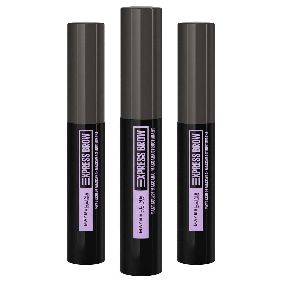 MAYBELLINE Express Brow Fast Sculpt Deep Brown Nr. 06 3,5 ml - 3 stuks