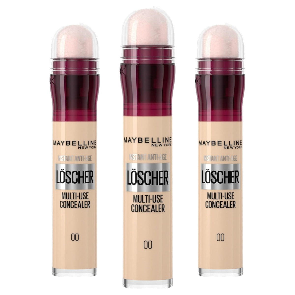 MAYBELLINE Instant Anti-Age Effect Concealer 00 Ivory 6,8 ml - 3 stuks