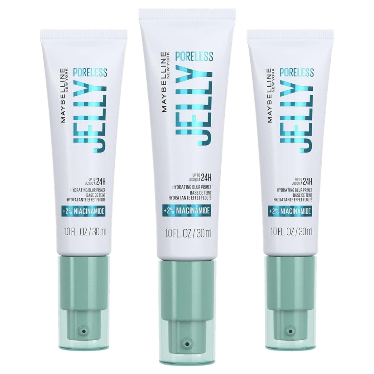 MAYBELLINE Poreless Jelly Blurring Primer 30 ml - 3 stuks
