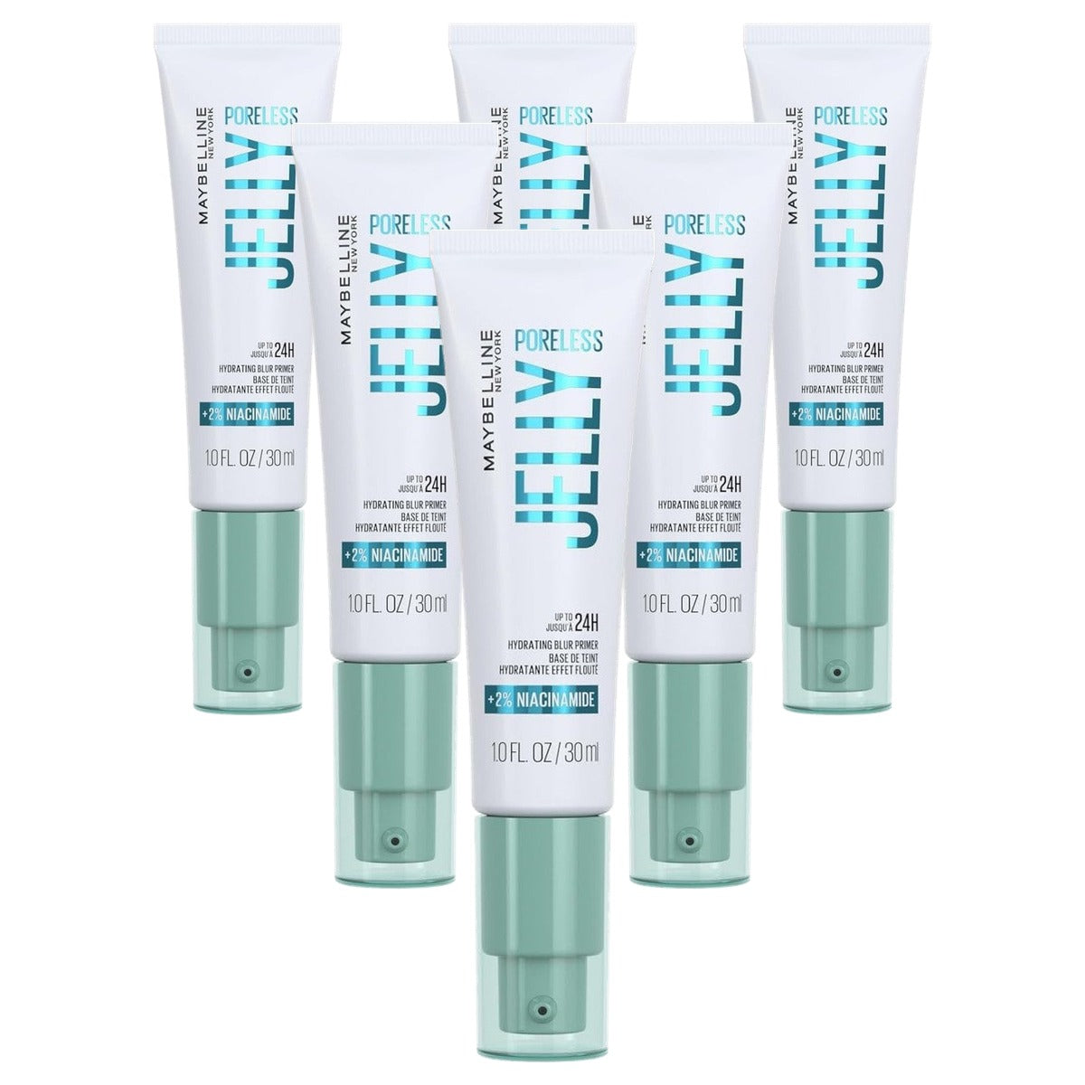 MAYBELLINE Poreless Jelly Blurring Primer 30 ml - 6 stuks