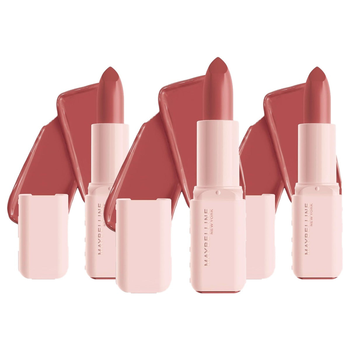 MAYBELLINE Serum Lippenstift Satijn 106 Maybe it's Soft 4,5 g - 3 stuks