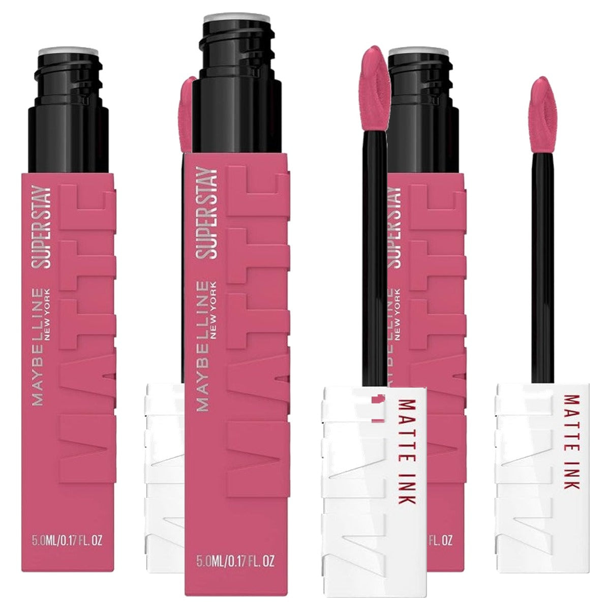 MAYBELLINE Super Stay Matte Ink Lippenstift nr. 15 Lover 5 ml - 3 stuks