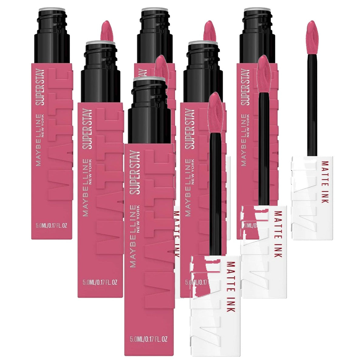 MAYBELLINE Super Stay Matte Ink Lippenstift nr. 15 Lover 5 ml - 6 stuks