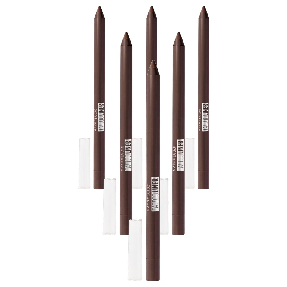 MAYBELLINE Tattoo Liner 910 Bold Brown Marrón Oscuro - 6 stuks