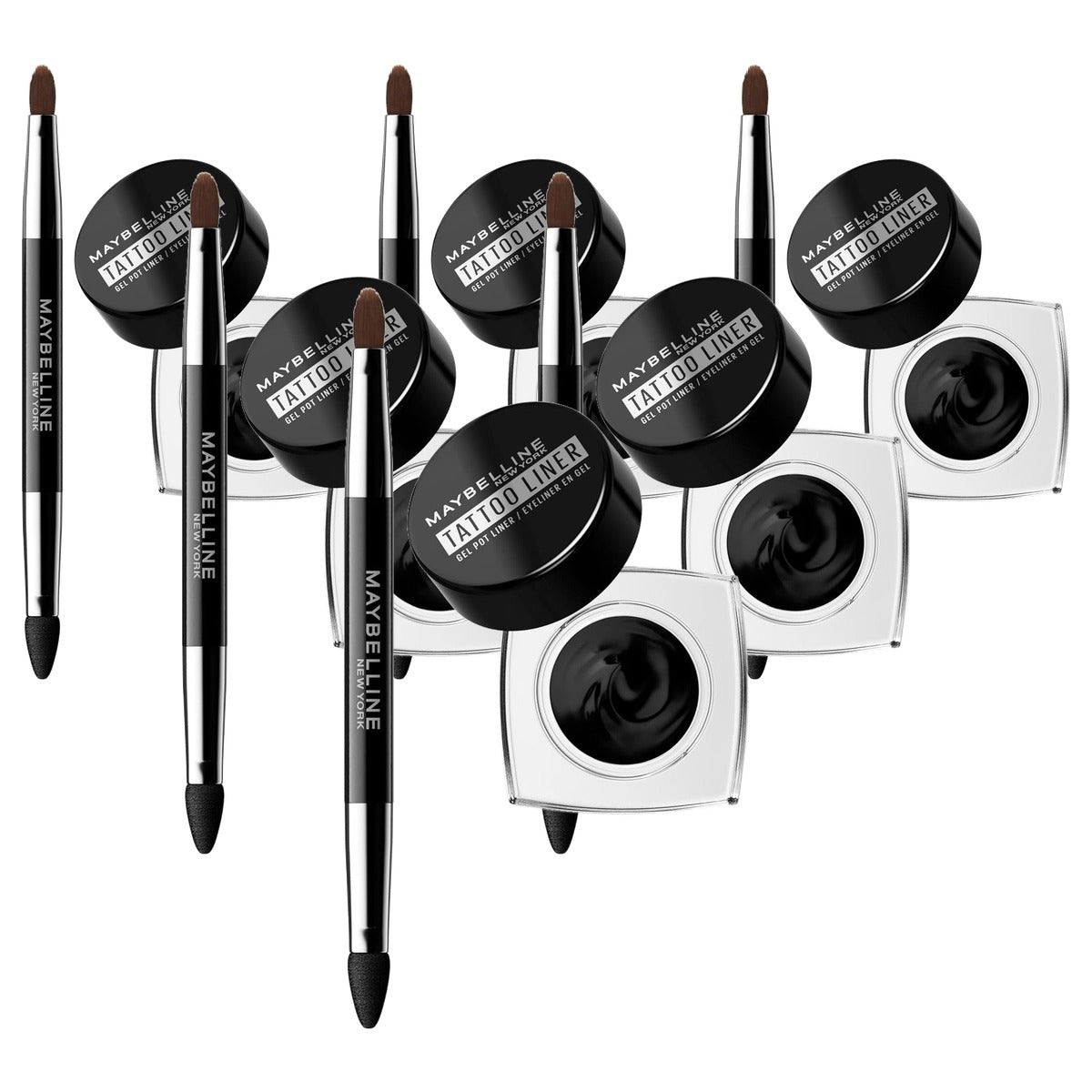 MAYBELLINE Tattoo Liner Gel Pot 950 Blackest Black - 6 stuks