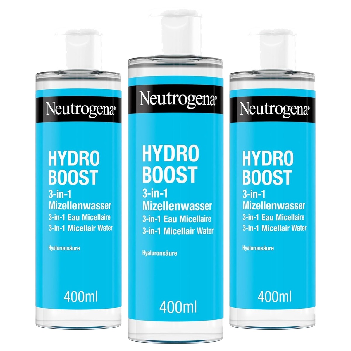 Neutrogena Hydro Boost 3-in-1 Micellair Water 3 x 400 ml - Voordeelverpakking