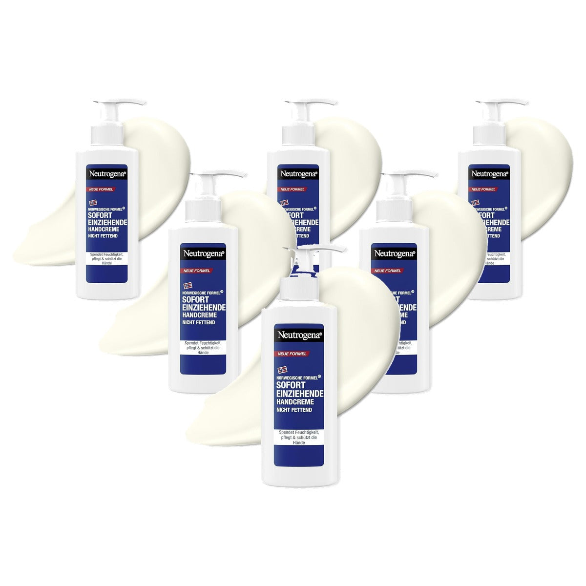 Neutrogena Onmiddellijk Intrekkende Handcrème 6 x 150 ml - Voordeelverpakking