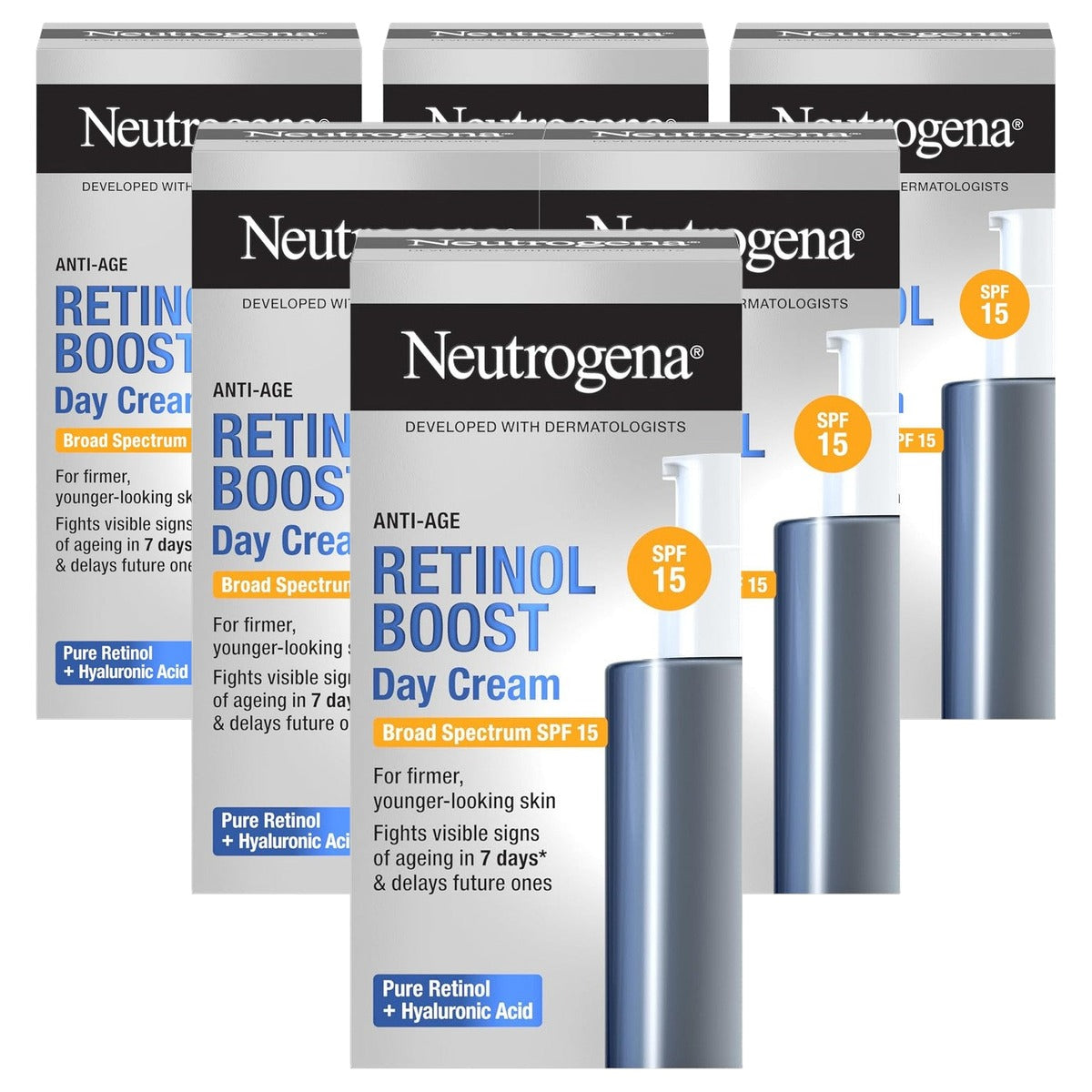 Neutrogena Retinol Boost Day Cream SPF15 6 x 50 ml - Voordeelverpakking