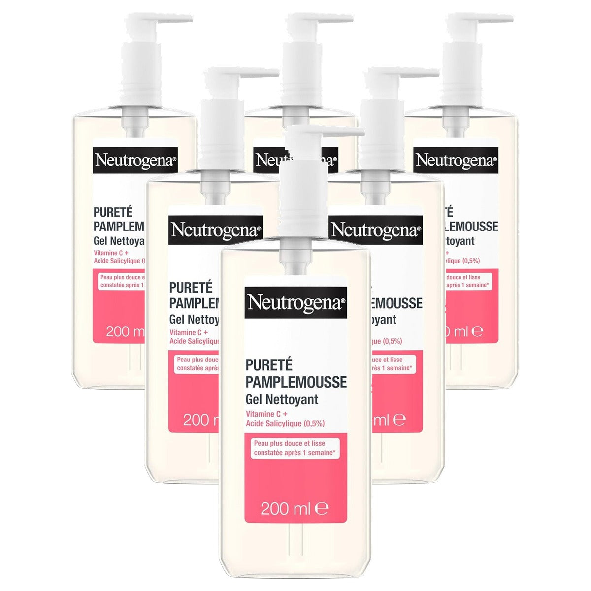 Neutrogena Zuiverheidsgel Grapefruit 6 x 150 ml - Voordeelverpakking