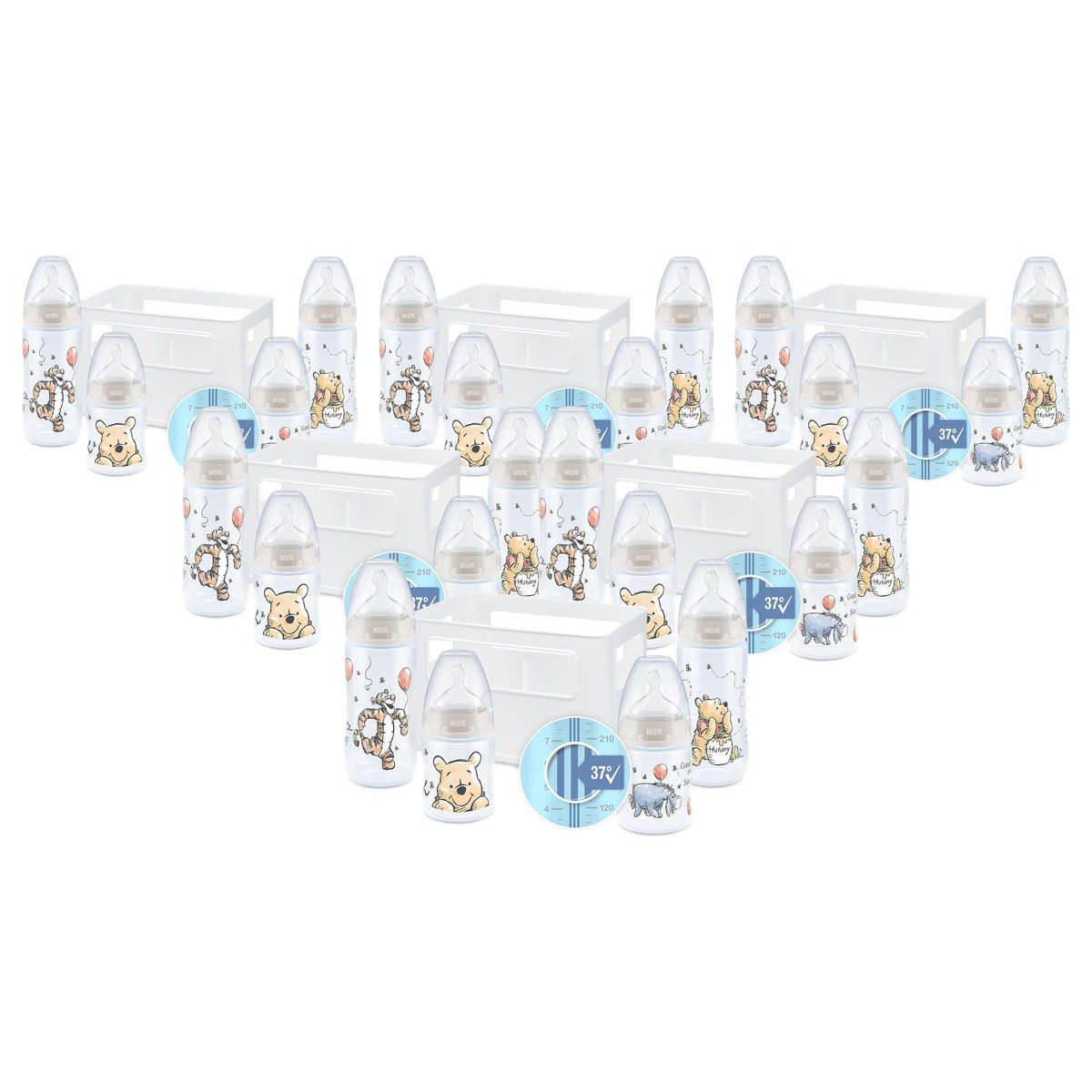 NUK First Choice+ starterset 4 flessen 150 & 6 x 300 ml - Voordeelverpakking