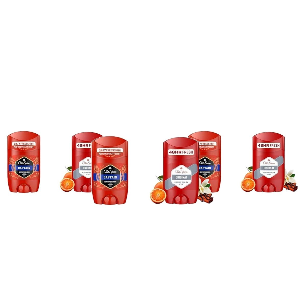 Old Spice Captain & Original Deodorant Stick (1 stuk) 3 x 50 ml - Voordeelverpakking
