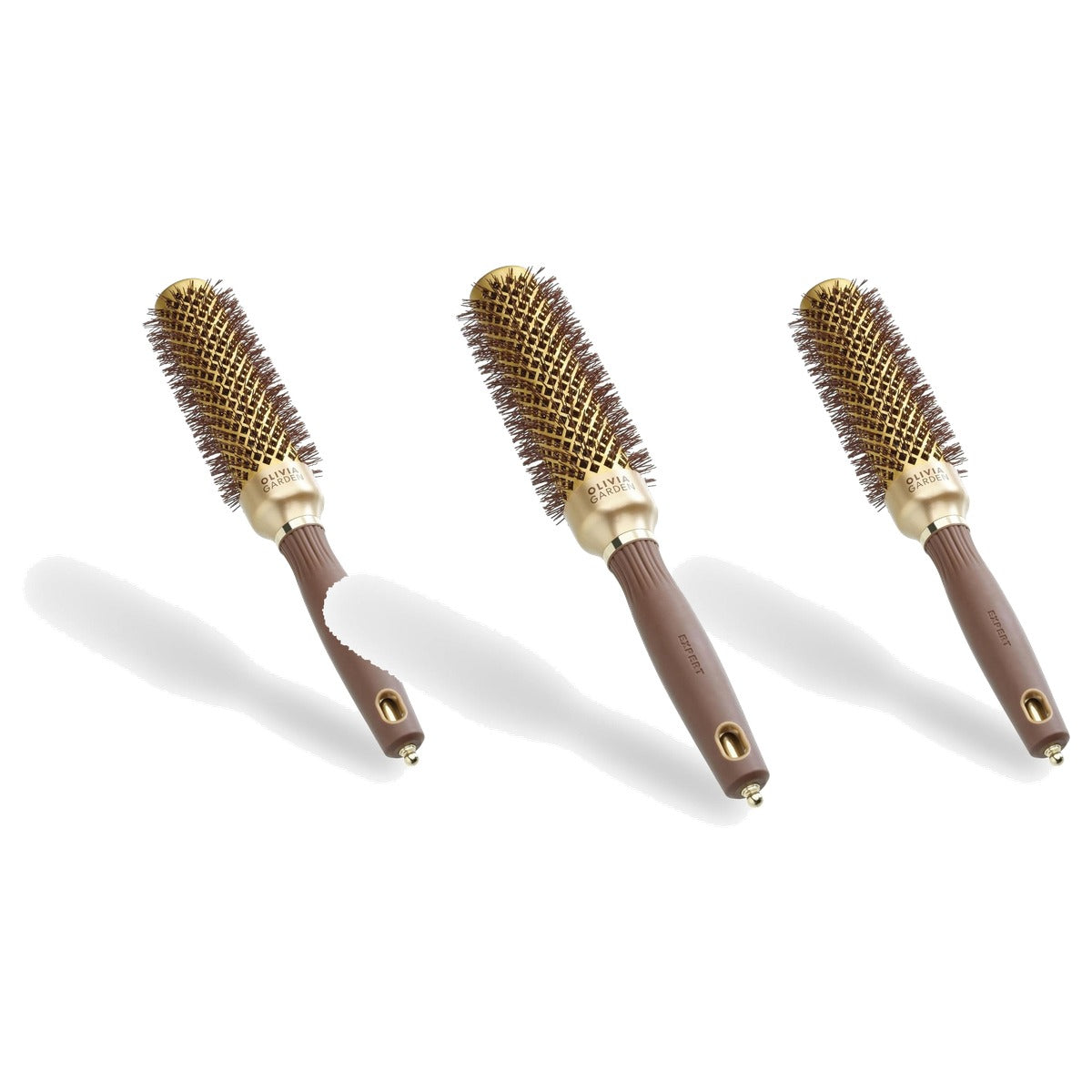 Olivia Garden Expert Blowout Speed Ronde Borstel Keramiek 35 mm - 3-pack