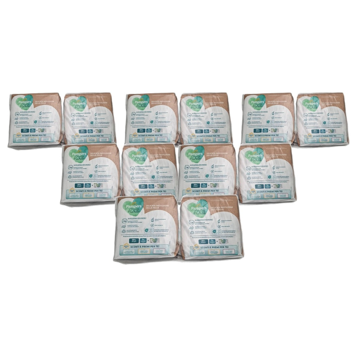 Pampers Pura luiers maat 3 (4) 88 stuks 6 x 9 kg - Voordeelverpakking