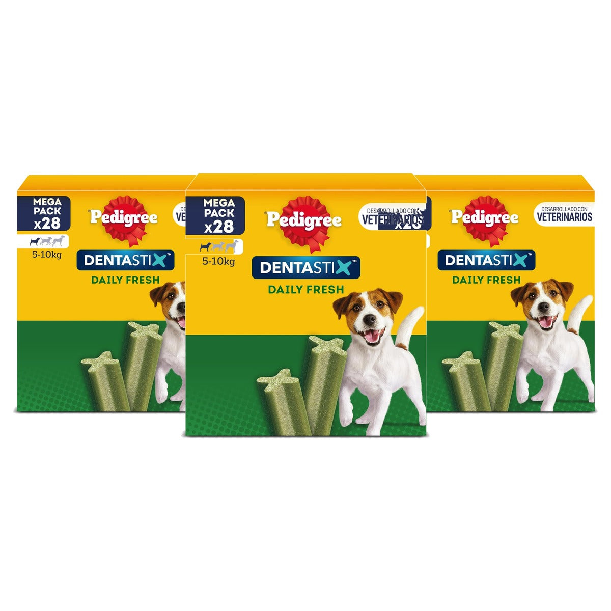 Pedigree Dentastix Fresh kleine hond 5-10 kg 112 stuks 440 g - 3-pack