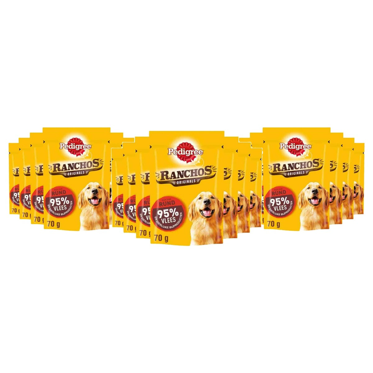 Pedigree Ranchos hondensnack rund 7 x 70 g - 3-pack