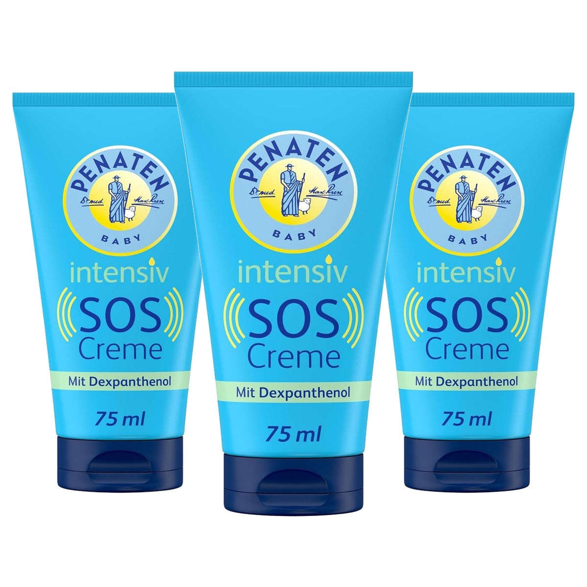 Penaten Kleine Helper SOS-crème 3 x 75 ml - Voordeelverpakking