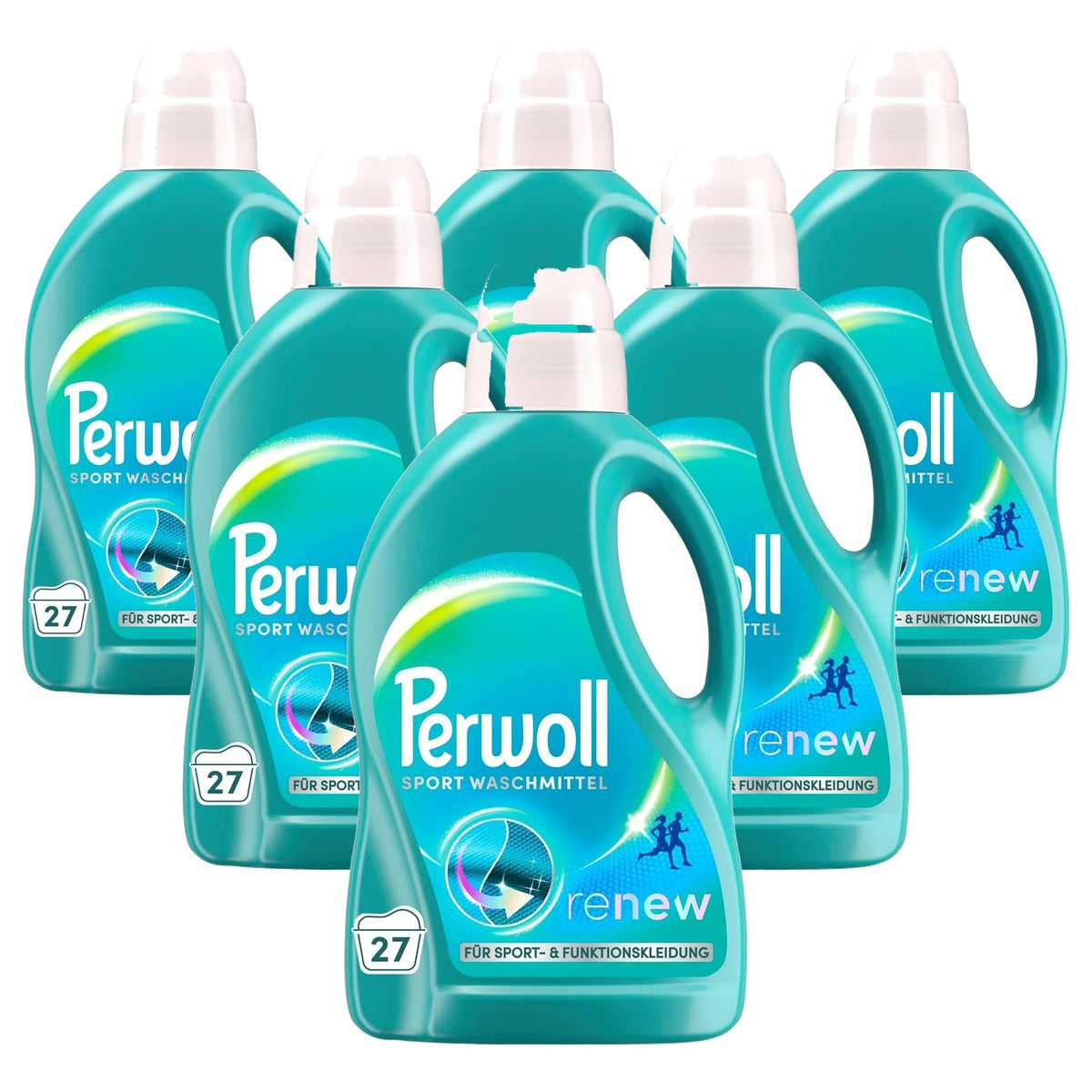 Perwoll Sport vloeibaar wasmiddel sportkleding 27 wasladingen - 6-pack