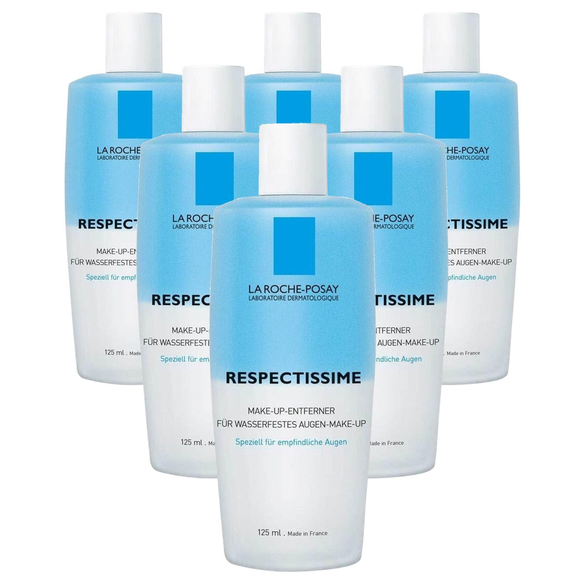 La Roche-Posay Respectissime Waterdichte Oogmake-up Remover 125 ml - 6-pack