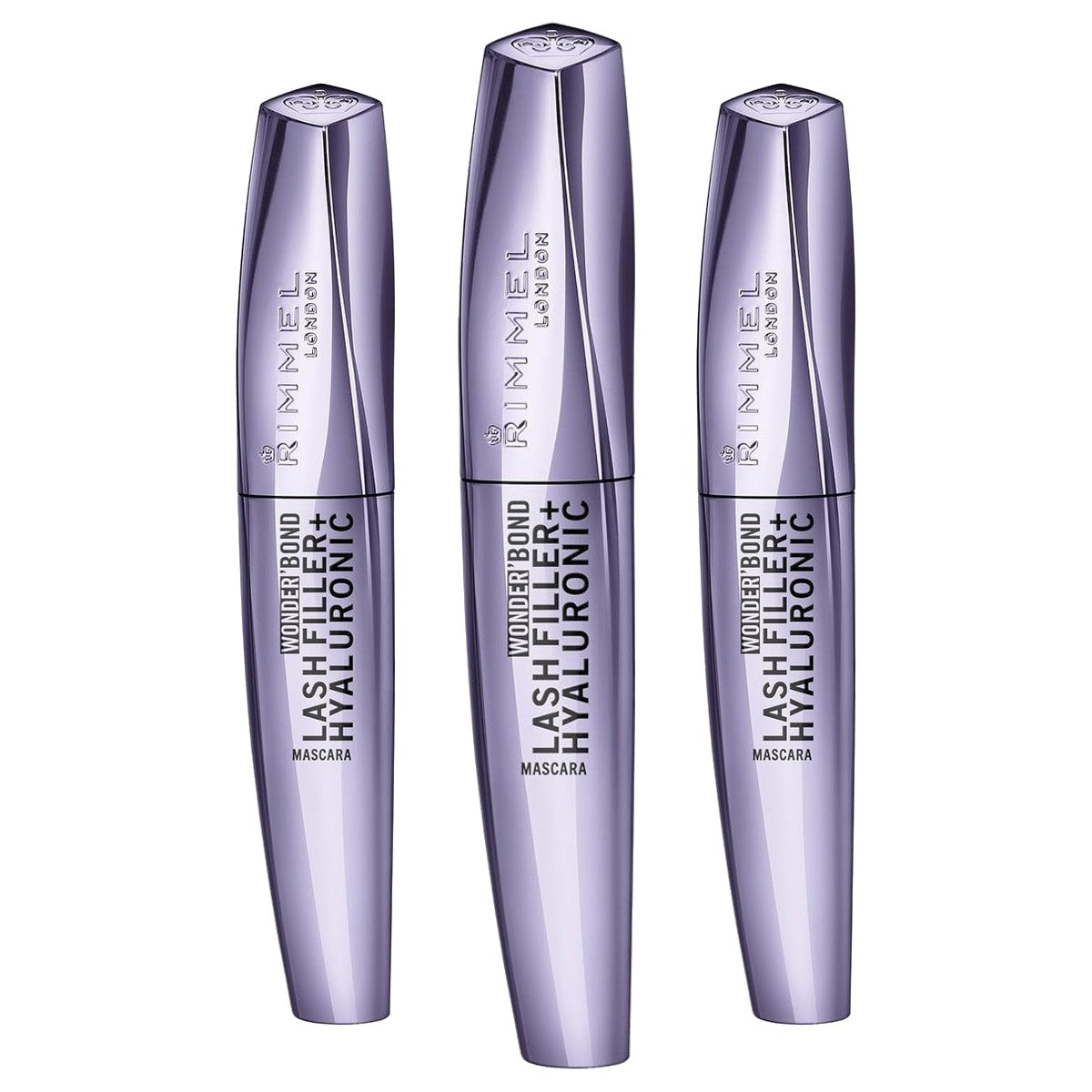 Rimmel London Wonder'Bond Lash Filler + Hyaluronic 001 Black 11 ml - 3 stuks