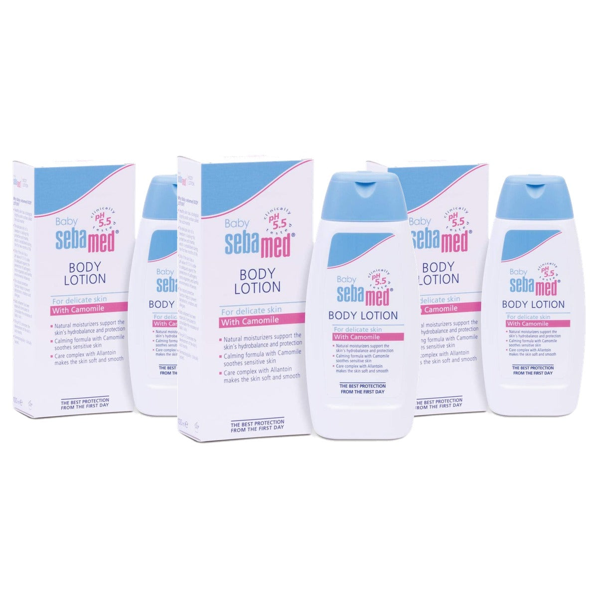 Seba Med Baby Leche Corporal 3 x 200 ml - Voordeelverpakking