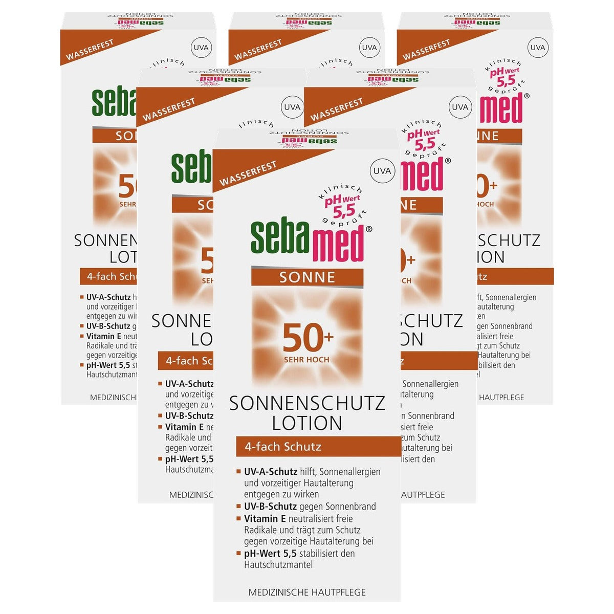 Sebamed Zonweringslotion SPF 50+ lotion 6 x 150 ml - Voordeelverpakking