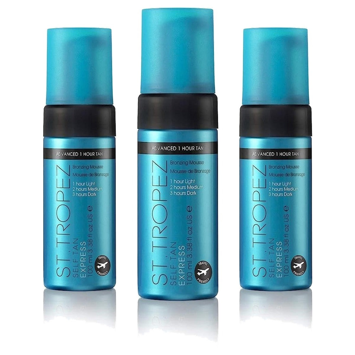 St.Tropez Self Tan Express Advanced Bronzing Mousse 100,0 milliliter - 3-pack