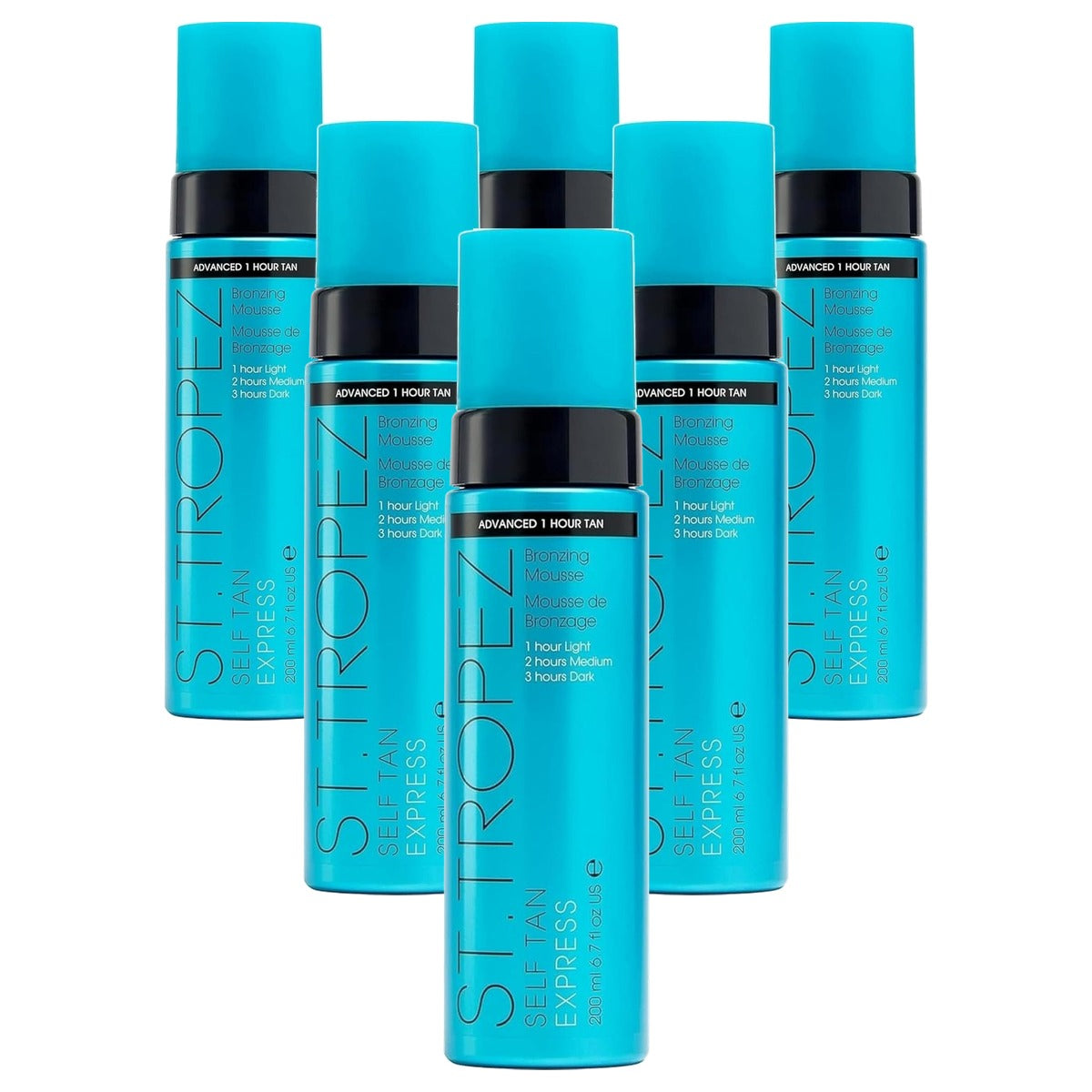 St.Tropez Self Tan Express Advanced Bronzing Mousse - 6-pack
